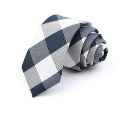 6cm Casual Ties For Men Skinny Tie Fashion Polyester Plaid - C