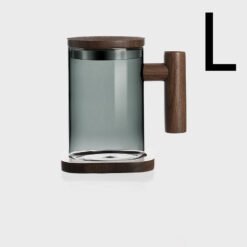 Tea And Water Separation Colored Glass Cups For Making Tea - L