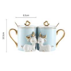 A Pair Of Suit Couple's Mugs - 3 style