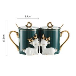 A Pair Of Suit Couple's Mugs - 4 style