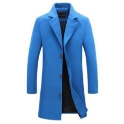 New Arrival Wool & Blends Suit - Sapphire Blue, 5XL