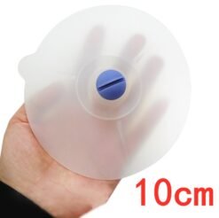 Silicone Cup Lid Silicone Suction Lids With Cat Ears Little Bowl Lids Cute Kitten Shaped Mug Covers To Keep Dusts Bugs Out Of Your Coffee & Tea - Transparent, 10cm