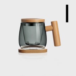 Tea And Water Separation Colored Glass Cups For Making Tea - I