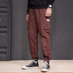 Men's Cargo Pants - Brown, XXL