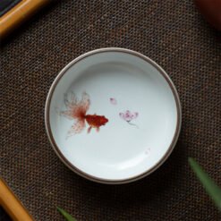 Hand-painted Pu'er Tea Cup Pastel Tea Cup - A