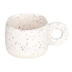 Candy Color 280ml Ceramic Mug with Handle - Milky white
