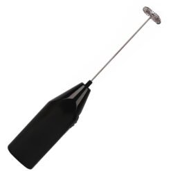 Hand-Held Electric Milk Whisk With Goat's Milk - Black