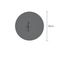 Silicone Lids For Cups, Silicone Cup Covers, Colored Universal Cup Lids, Reusable Mug Cover, Food Grade Dust-proof Airtight Seal Lids For Mugs Tea Cups Coffee Cup - Dark gray