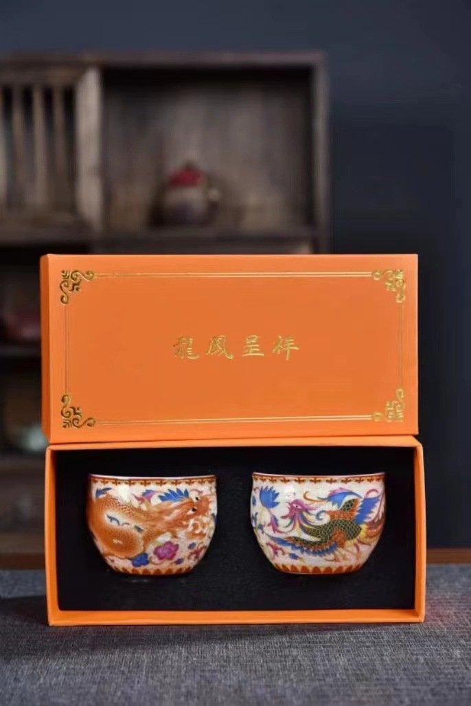 Chinese Retro Enamel Tea Cup Tea Cup - Image 9