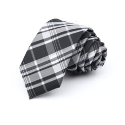 6cm Casual Ties For Men Skinny Tie Fashion Polyester Plaid - R