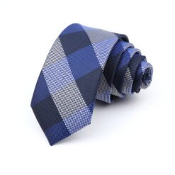 6cm Casual Ties For Men Skinny Tie Fashion Polyester Plaid - G