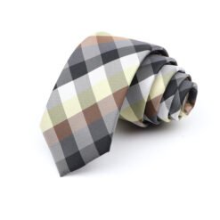 6cm Casual Ties For Men Skinny Tie Fashion Polyester Plaid - D