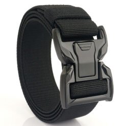 Outdoor Canvas Belts Men's Nylon Tooling Fashion Belts - Black, 125cm