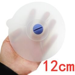 Silicone Cup Lid Silicone Suction Lids With Cat Ears Little Bowl Lids Cute Kitten Shaped Mug Covers To Keep Dusts Bugs Out Of Your Coffee & Tea - Transparent, 12cm