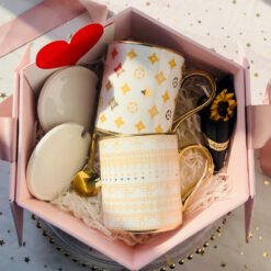 Premium Sense Mug With Lid Spoon - L Phnom Penh Cup, Double cup gift box