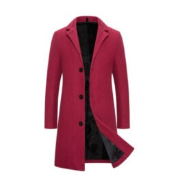 New Arrival Wool & Blends Suit - Wine red A, 2XL