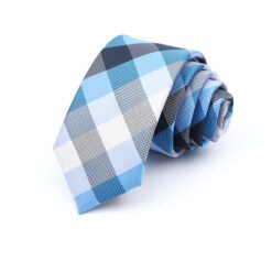 6cm Casual Ties For Men Skinny Tie Fashion Polyester Plaid - B