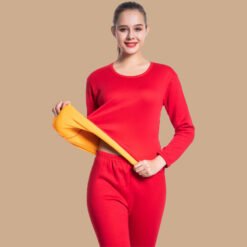 Men's Gold Velvet Autumn Clothes Trousers Plush And Thickened - Lady bright red, 3XL