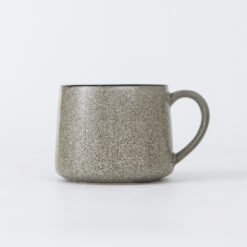 300ML Glazed Ceramic Mugs European Style - Grey, 1PC