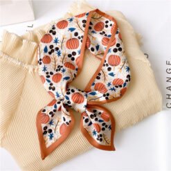 Fashion Printed Scarves With Versatile Decorative Scarves - LX14 Pumpkin