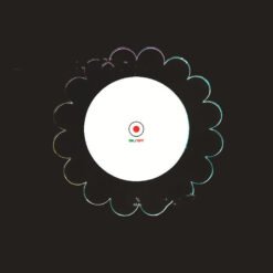 LED Glow Coaster Acrylic Crystal Emitting Luminous Bar Cocktail Mug Stand Light Coasters Flashing Base Tableware Decoration Pads - Flower Type White Light