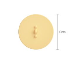 Silicone Lids For Cups, Silicone Cup Covers, Colored Universal Cup Lids, Reusable Mug Cover, Food Grade Dust-proof Airtight Seal Lids For Mugs Tea Cups Coffee Cup - Yellow