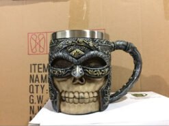 400ML 3D Skull Mugs Coffee - H