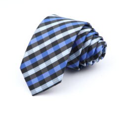 6cm Casual Ties For Men Skinny Tie Fashion Polyester Plaid - O