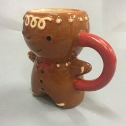Alternative view of Gingerbread Man Christmas Ceramic Tea Mugs