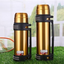 Stainless steel 304 travel pot thermos cup - Gold, 2.5L