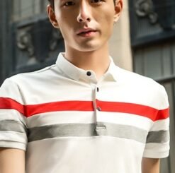 Alternative view of Men's striped T-shirt