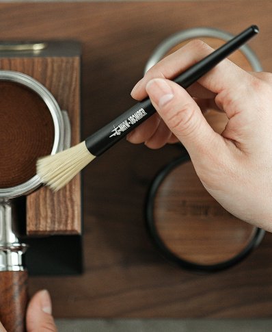 Coffee Brush Coffee Grinder Cleaning Brush Aluminum Alloy Cleaning Brush - Image 5