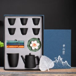 Creative Ceramic Tea Set Gift Practical Hand - Black, Ordinary