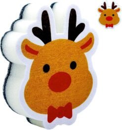 Kitchen Sponges For Dishes, Non-Scratch Dish Sponge For Cleaning, Long Lasting Dual-Sided Scrub Sponge, Multipurpose Heavy Duty Kitchen Cleaning Sponges For Kitchen, Bathroom, Sink - Moose