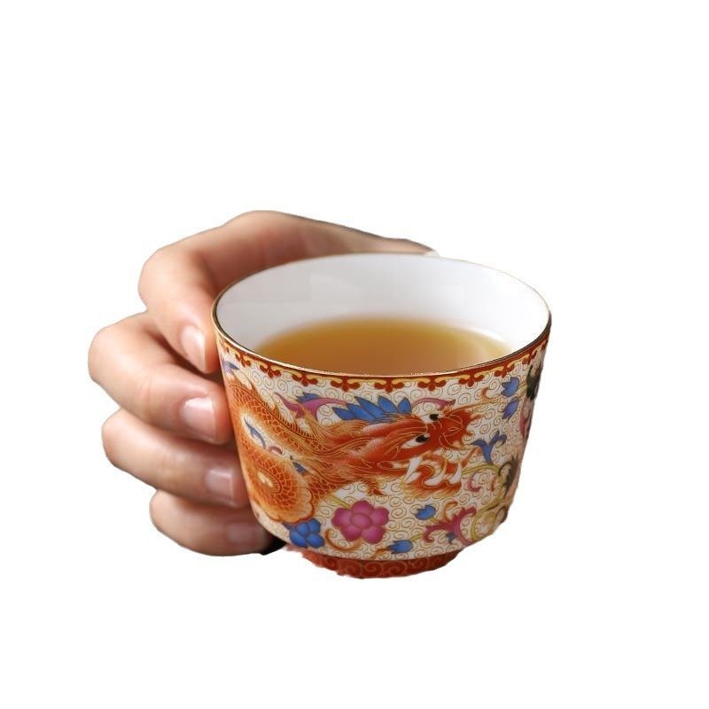 Chinese Retro Enamel Tea Cup Tea Cup - Image 3