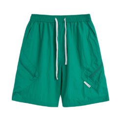 Man In The Street With Wide Leg Shorts - Dark green, 4XL