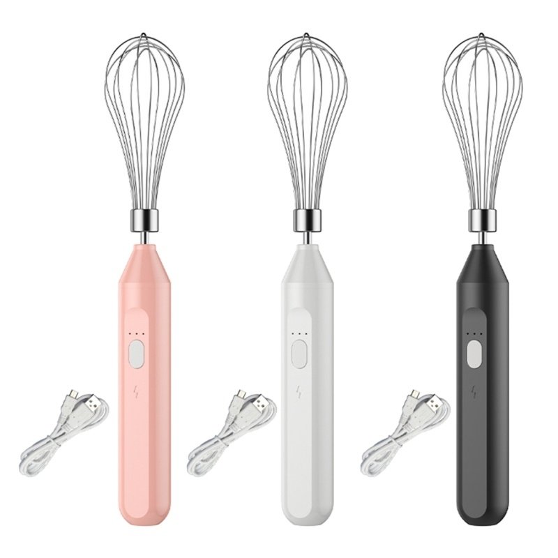 3 Speed Adjustable Eggs Beater Rechargeable Milk Frothers Handheld Electric Whisk Beater Foam Maker Hand Mixers Easy To Use - Image 9