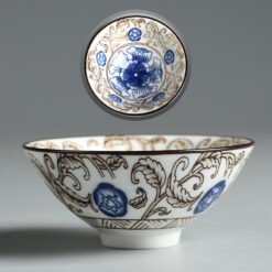 Ceramic Cup Bamboo Hat Tea Large Kung Fu Tea Set Tea Cup Tea Cup Cup - Blooming Colorful