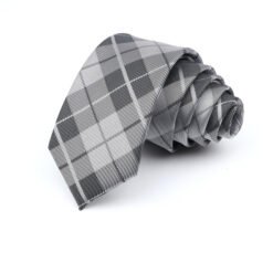 6cm Casual Ties For Men Skinny Tie Fashion Polyester Plaid - P
