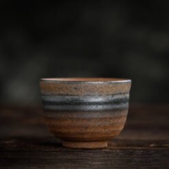 Alternative view of Japanese Vintage Handmade Ceramic Tea Cups