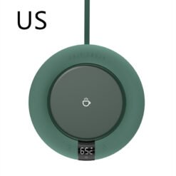 Warm Coasters 55 Degrees Thermostat Coasters - Green, US