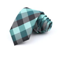 6cm Casual Ties For Men Skinny Tie Fashion Polyester Plaid - E