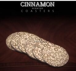 CINNAMON SCENTED COASTERS - 6
