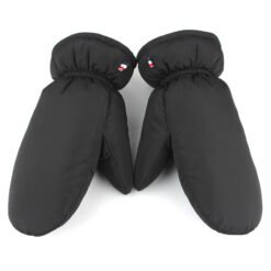 Men's And Women's Outdoor Riding Mittens Warm Gloves - Black, One Size