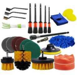 26 Pieces Of Electric Drill Brush Head Set For Car Cleaning Brushes