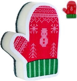 Kitchen Sponges For Dishes, Non-Scratch Dish Sponge For Cleaning, Long Lasting Dual-Sided Scrub Sponge, Multipurpose Heavy Duty Kitchen Cleaning Sponges For Kitchen, Bathroom, Sink - Gloves