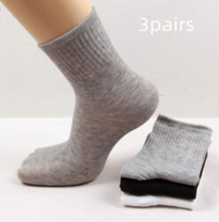 Socks Stall Socks Wholesale Net Giveaway Socks - 3pairs Grey, 39to45