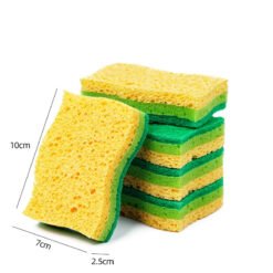 12 Pack Zero Scratch Scrub Sponges, 4 Pack, Non-Scratch Kitchen Sponges For Dishes And Cleaning - 4pcs