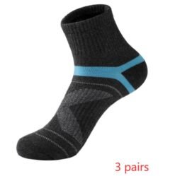 Sports socks basketball socks - Dark grey 3pcs, One size