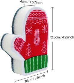 Alternative view of Kitchen Sponges For Dishes, Non-Scratch Dish Sponge For Cleaning, Long Lasting Dual-Sided Scrub Sponge, Multipurpose Heavy Duty Kitchen Cleaning Sponges For Kitchen, Bathroom, Sink